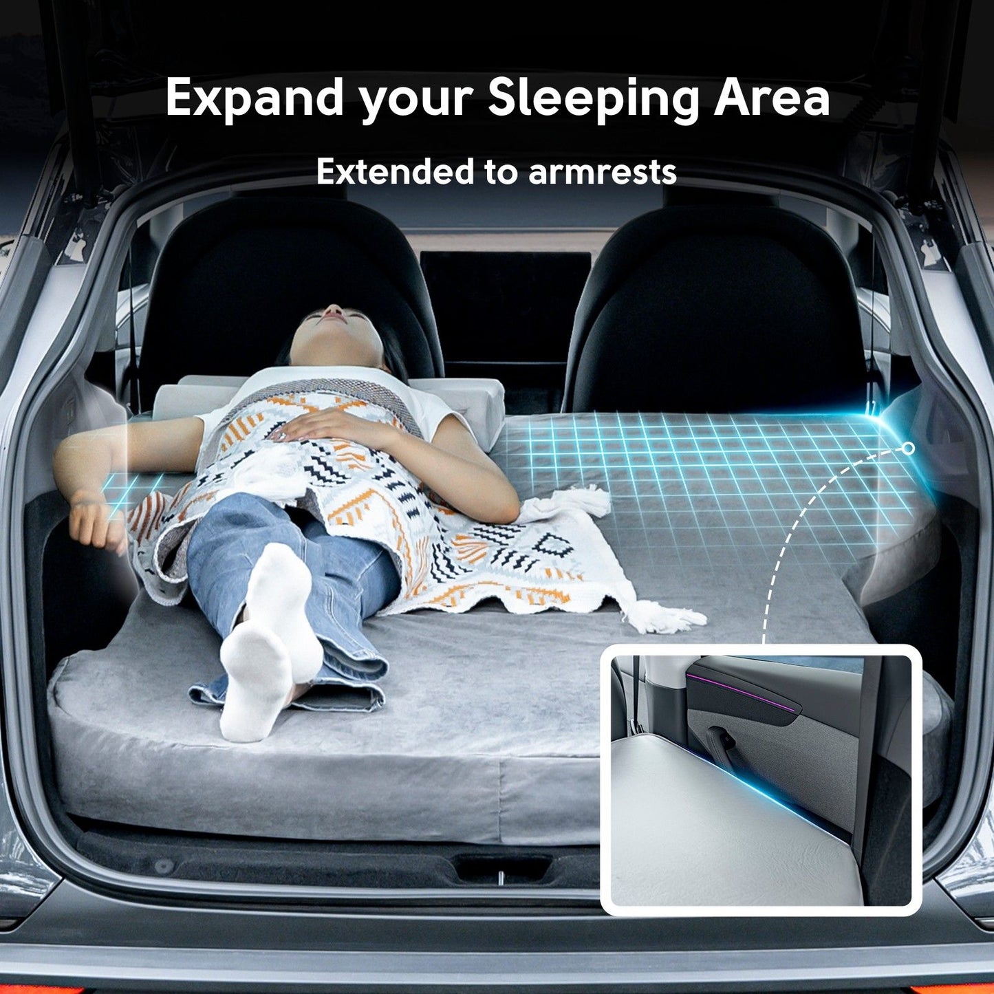 Tesla Model Y Camping Mattress Pro - Tesla Bed for Model Y
